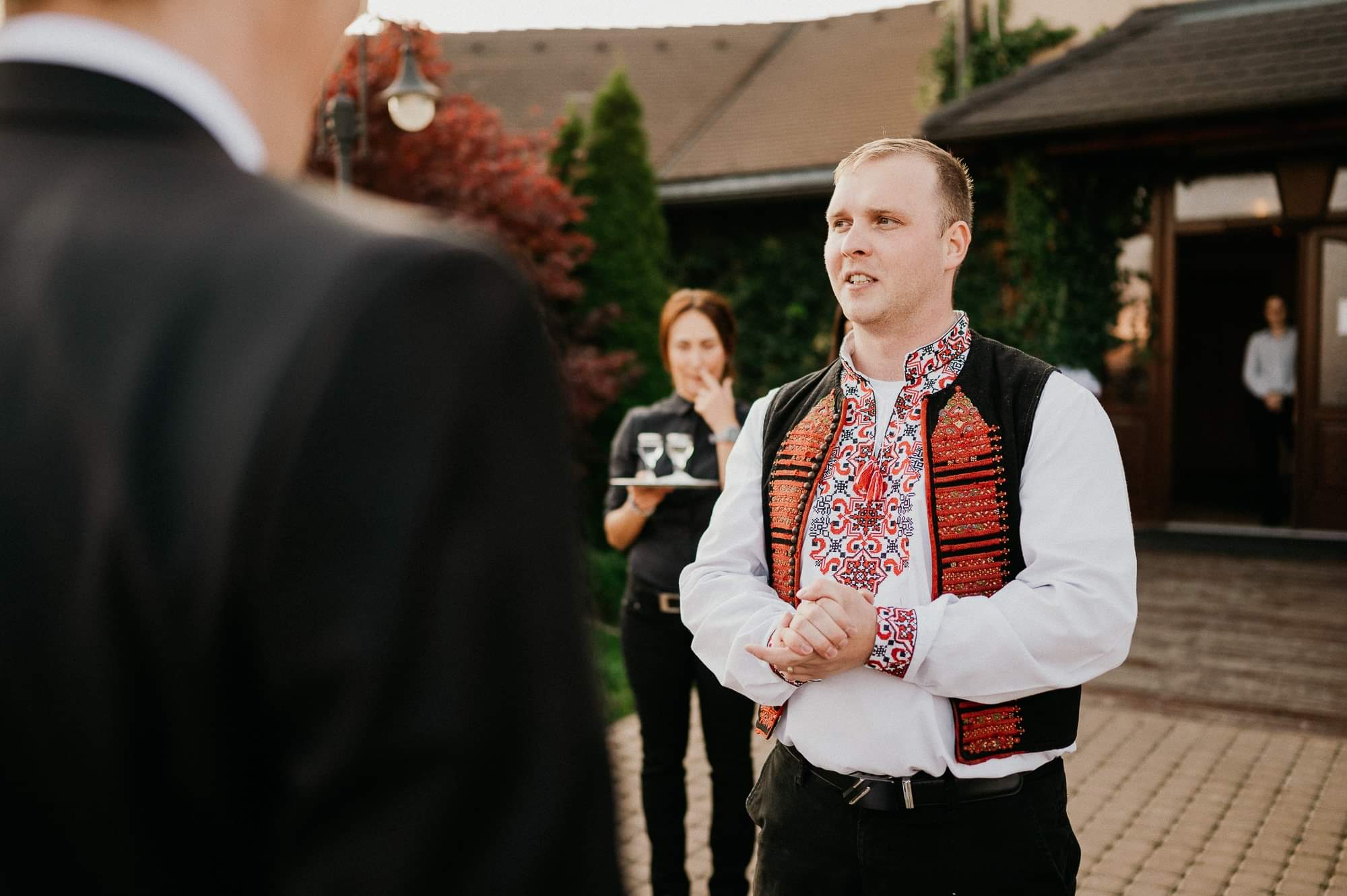 Príhovor v kroji pred hosťami